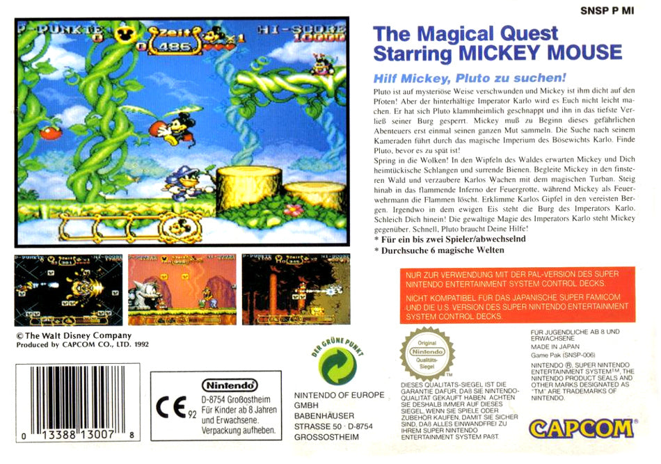 Magical Quest Starring Mickey Mouse (DE)