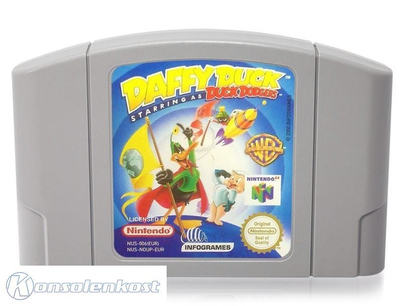 Daffy Duck als Weltraumheld Duck Dodgers