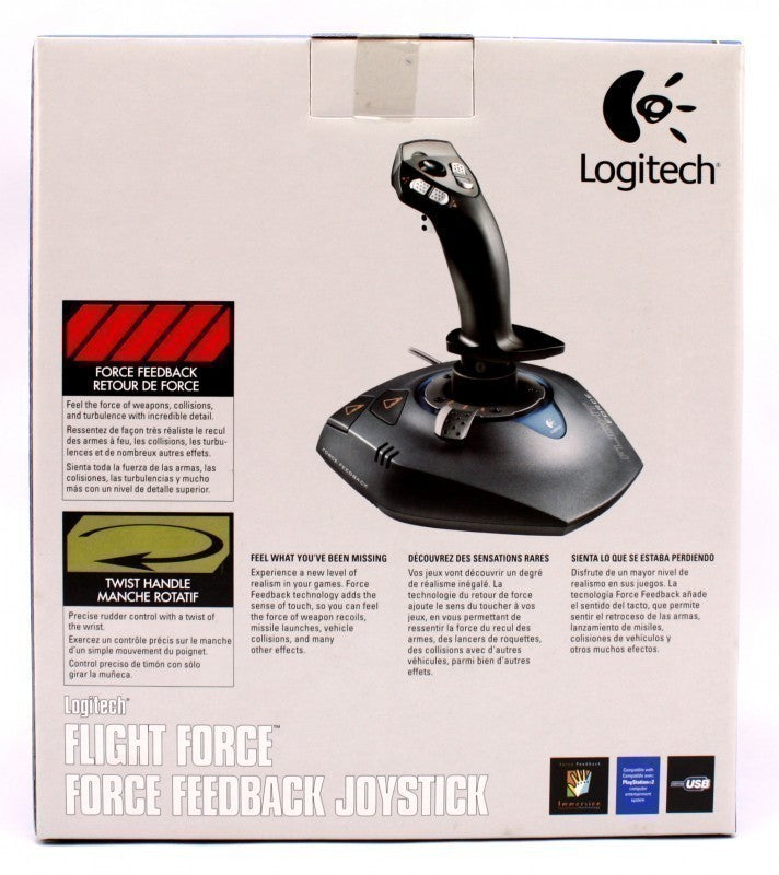 Controller / Arcade Stick / Joystick schwarz Flight Force FF [Logitech]