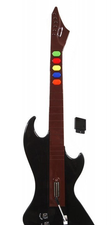 Gitarren Controller / Gitarre / Guitar Wireless schwarz-braun + Empfänger [Datel]