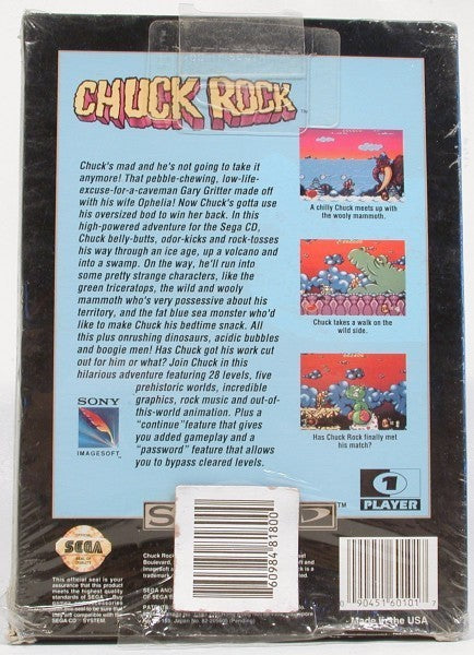 Chuck Rock SEGA CD (US)