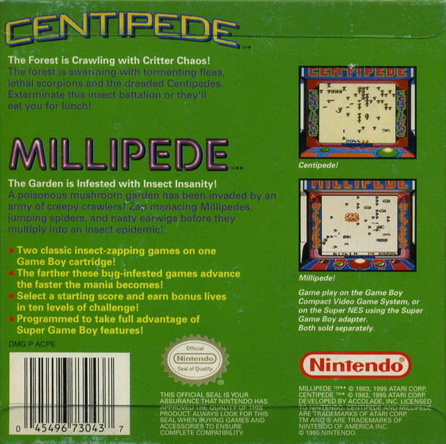 Arcade Classics 2: Centipede & Millipede
