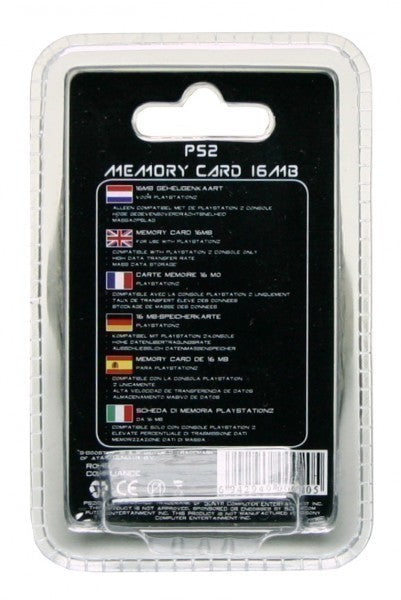 Memory Card / Memorycard / Speicherkarte 16 MB [Gbooster]