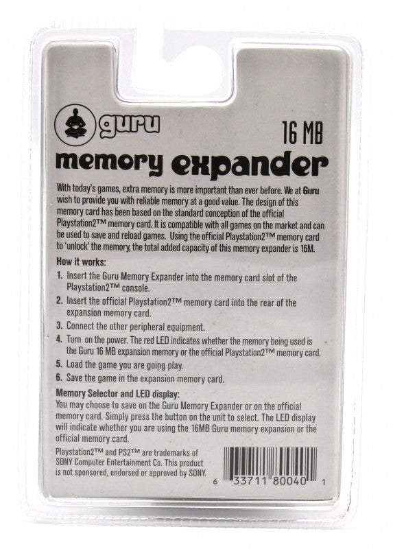 Memory Card / Memorycard / Speicherkarte 16 MB Expander [Guru]