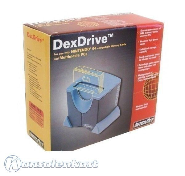 Dex Drive 64: N64 Controller Paks / Memory Cards / Speicherkarten auf dem PC speichern [Interact]