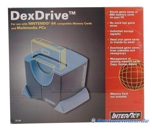 Dex Drive 64: N64 Controller Paks / Memory Cards / Speicherkarten auf dem PC speichern [Interact]