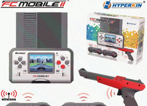 FC Mobile II Handheld weiß + 2 Wireless Controller + Gun + Netzteil [Hyperkin]