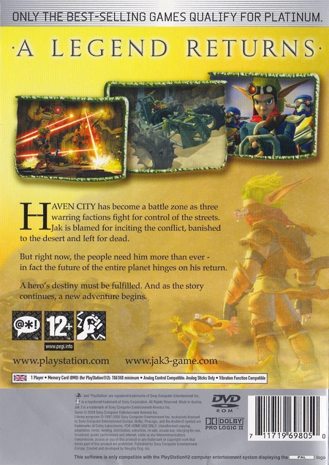 Jak 3 (AT) — Platinum