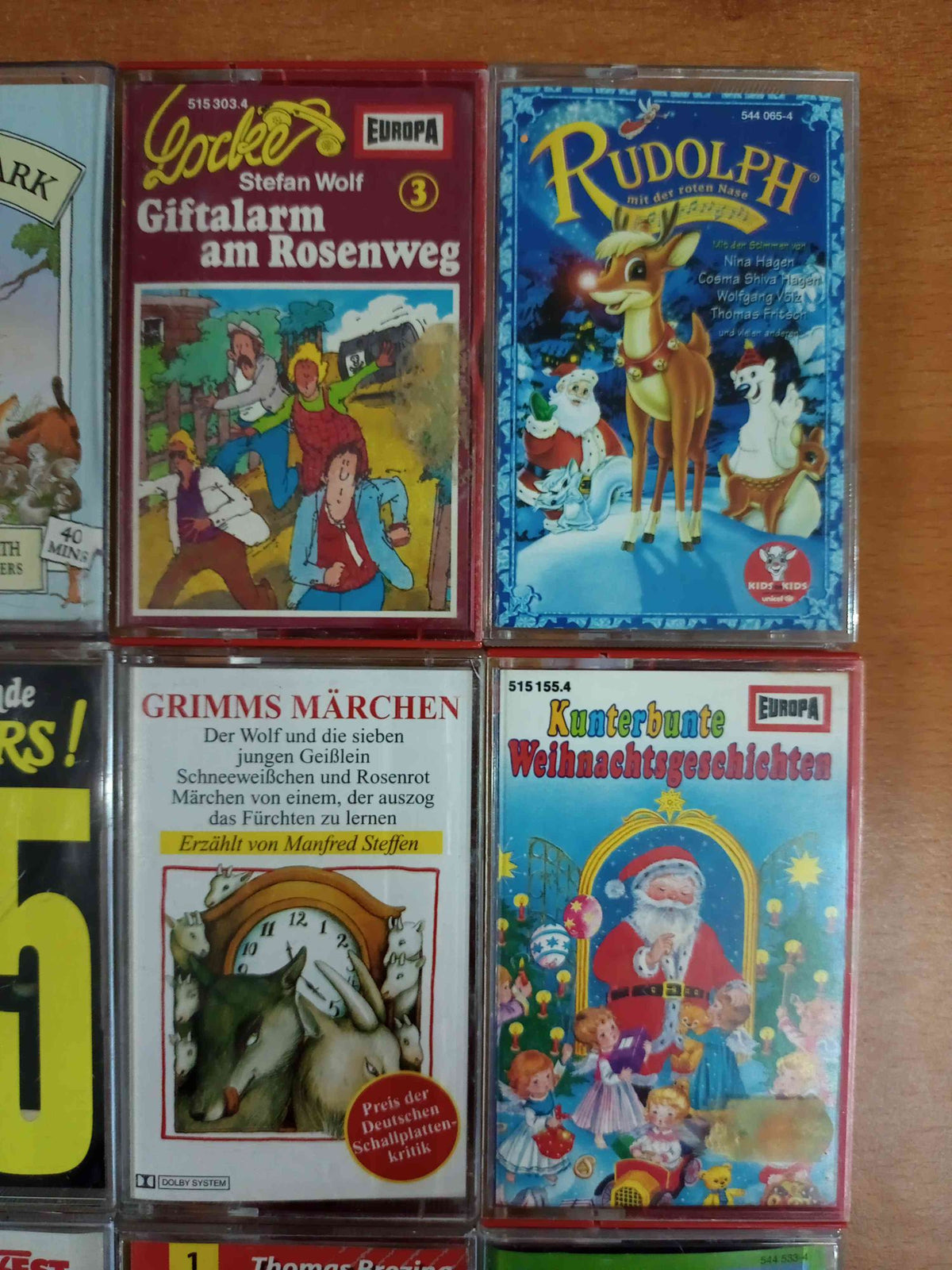 MC Kassetten-Set S51: Emil und die Detektive, Janosch, Grimms Märchen, Rudolph Kinder