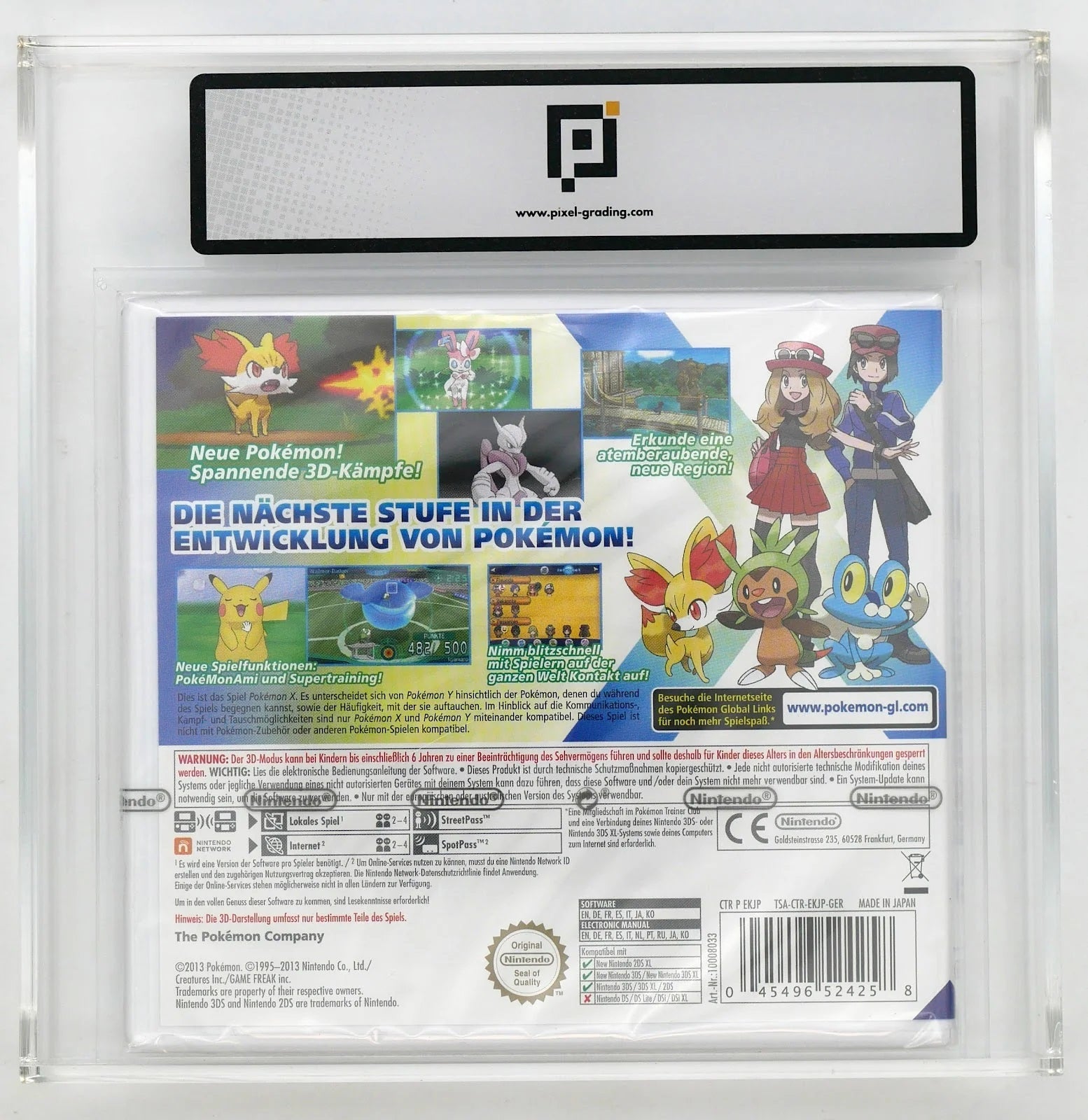 Pokémon X Pixel Grading SEALED 85+ 61059737 (DE) · Sammlerstück