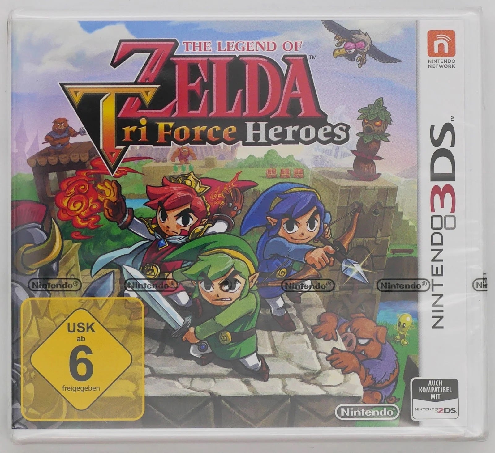 The Legend of Zelda: Tri Force Heroes Pixel Grading SEALED 95 32278540 (DE) · Sammlerstück