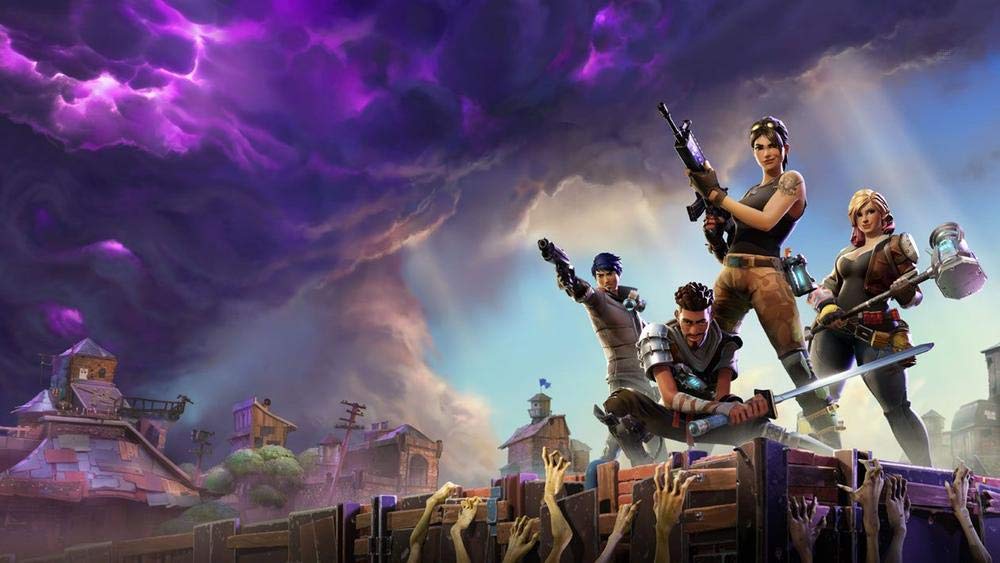 Konsole Slim 1TB weiß Fortnite Bundle
