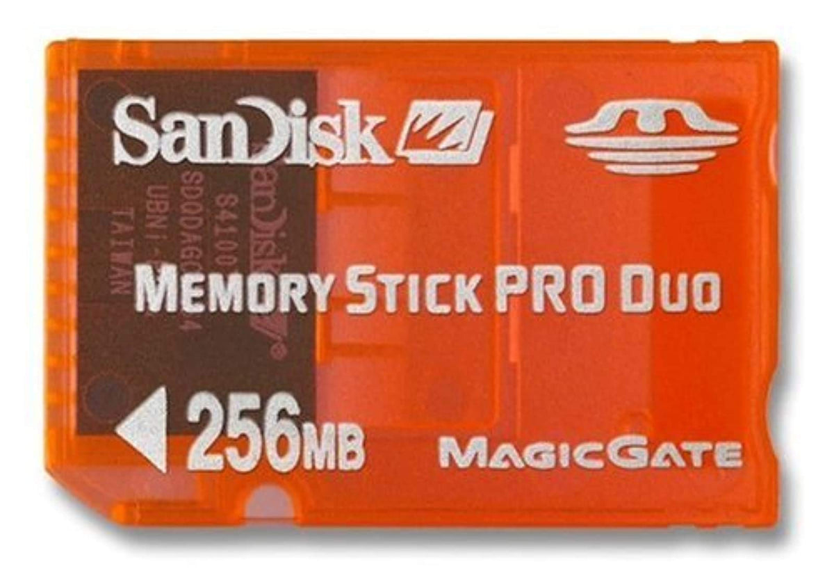 Memory Stick / Speicherkarte Pro Duo 256MB MagicGate rot [SanDisk]