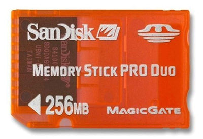 Memory Stick / Speicherkarte Pro Duo 256MB MagicGate rot [SanDisk]