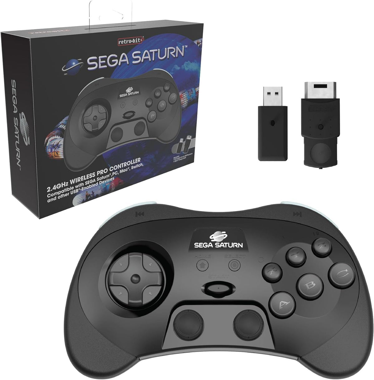 Wireless Pro Controller / Pad mit USB Adapter [retro-bit]