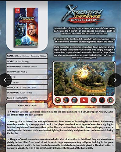 X-Morph Defense (DE) — Complete Edition