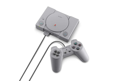 PlayStation Classic Mini Konsole + 2 Original Classic Controller + 20 Spiele (DE)