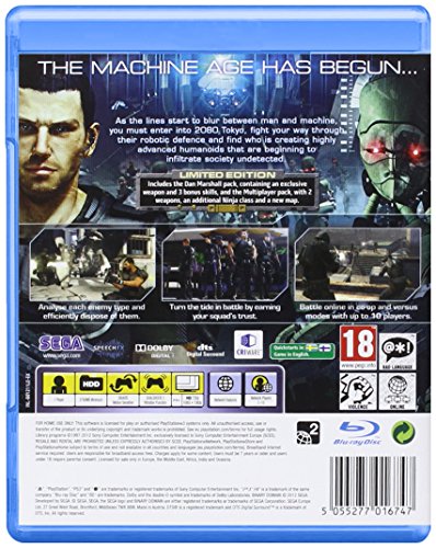 Binary Domain (GB) — Limited Edition