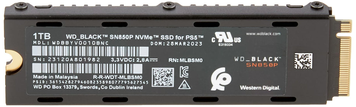 1TB SSD NVMe Speichererweiterung Festplatte Memorycard für Konsole X S [WD_BLACK]