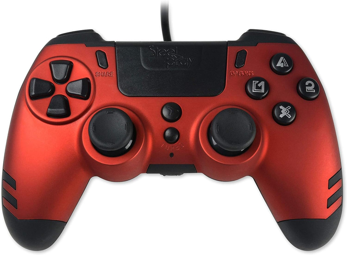 Wired Controller / Pad Ruby Red Rot [Steelplay]