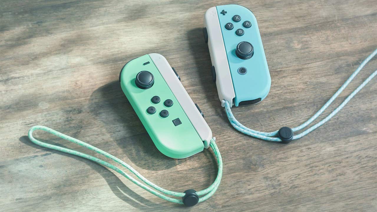 Original Joy-Con Controller Animal Crossing Edition