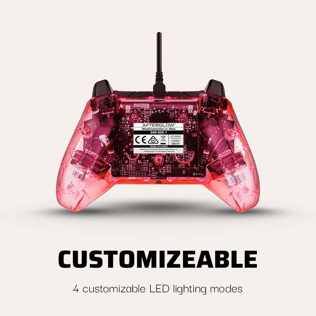 Controller / Pad Afterglow RGB LED transparent [PDP]