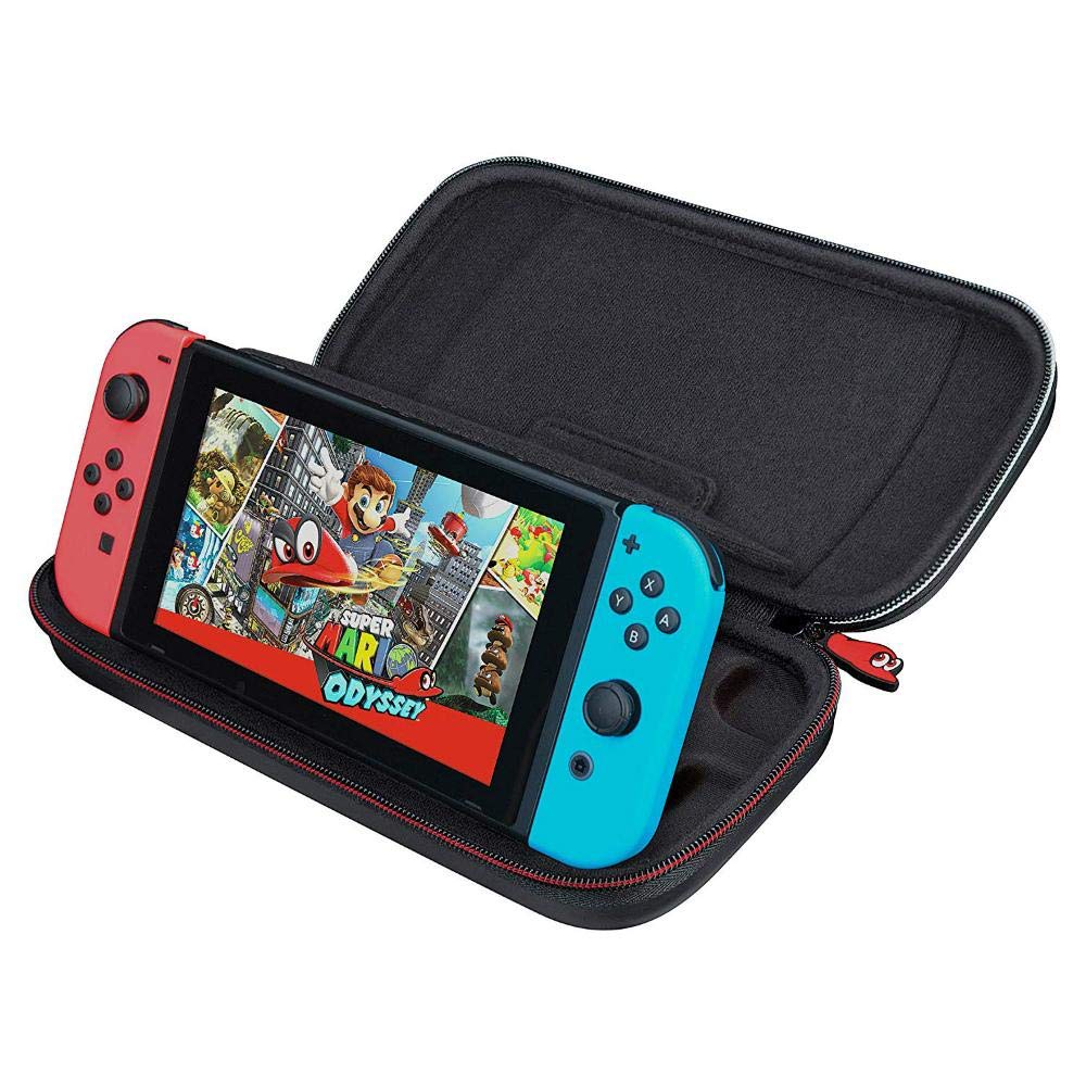 Offiziell lizensierte SM Odyssee Hard Shell Travel Case / Tasche / Carrying Case Super Mario Odyssey weiß
