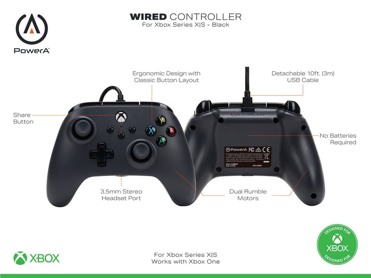 Controller / Pad schwarz [PowerA]