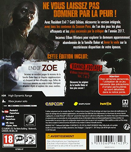 Resident Evil VII: Biohazard (FR)