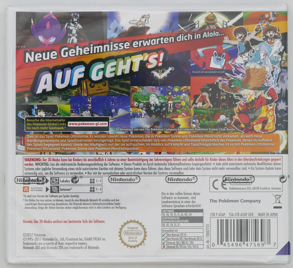 Pokémon: Ultrasonne (DE) · Sammlerstück