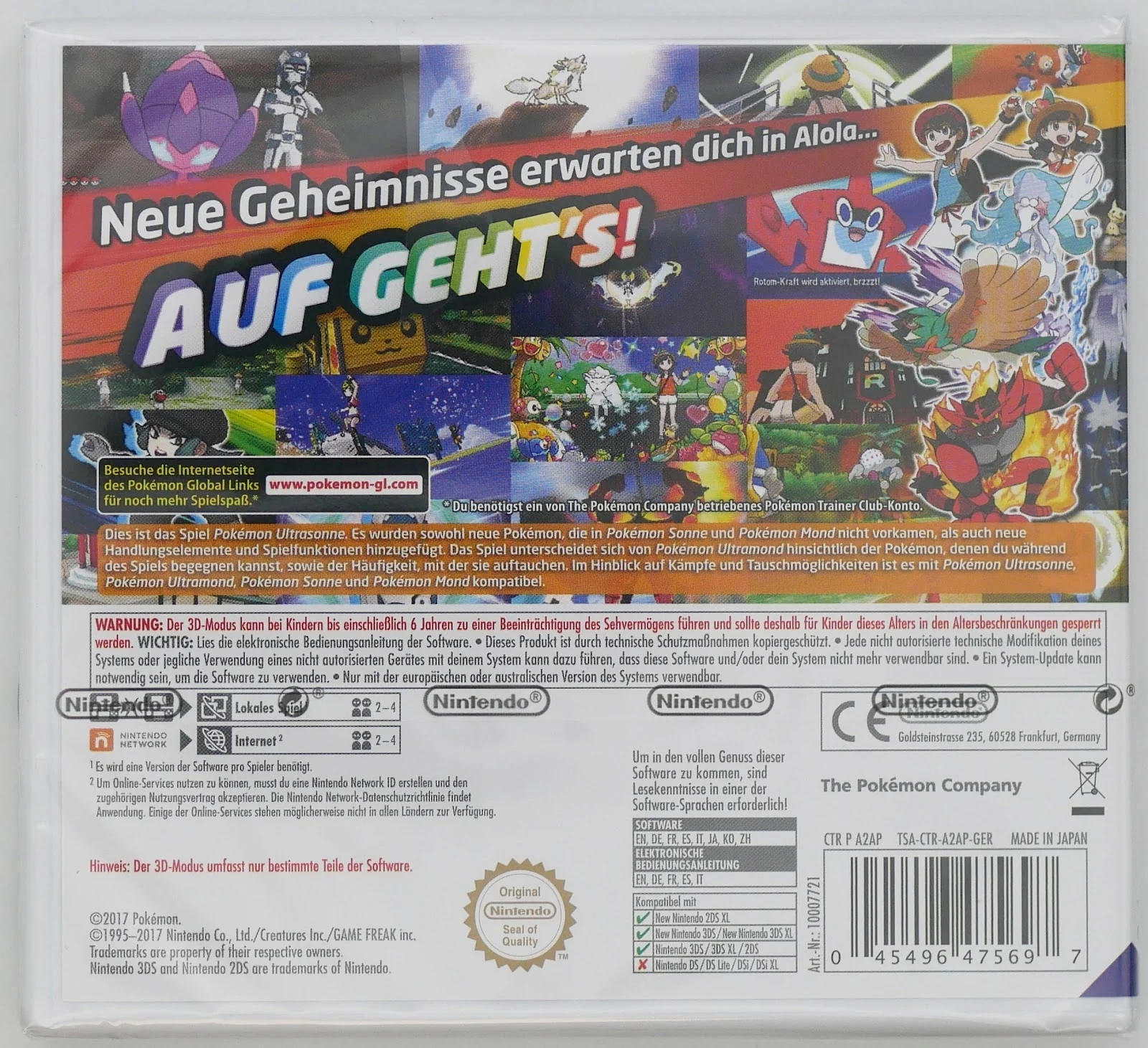 Pokémon: Ultrasonne (DE) · Sammlerstück