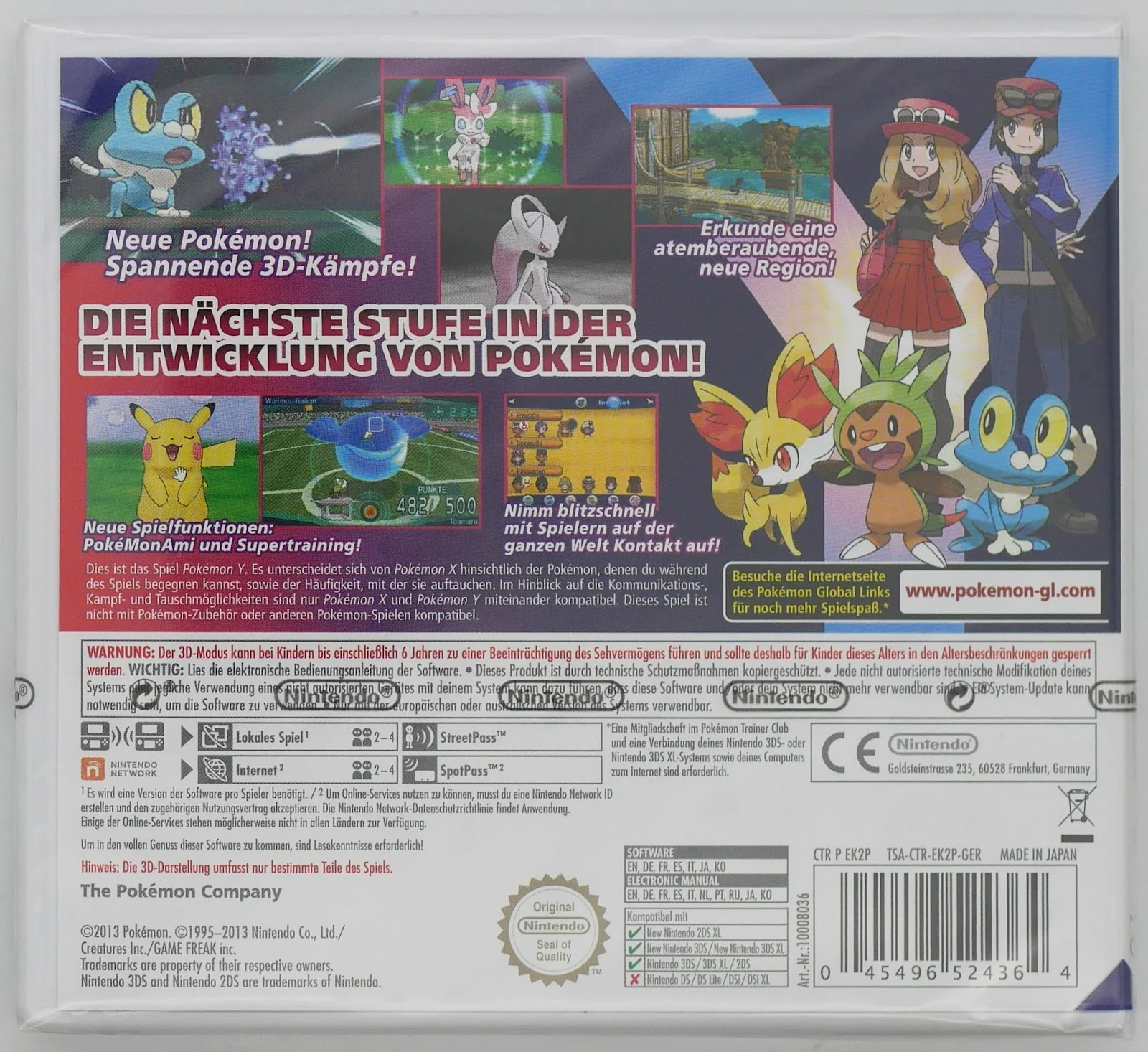 Pokémon Y Pixel Grading SEALED 85+ 40038853 (DE) · Sammlerstück