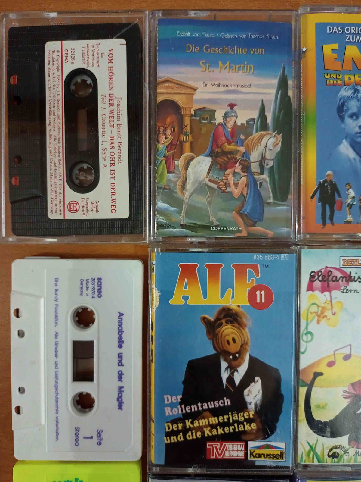 MC Kassetten-Set S38: Alf, Spongebob, Der kleine Eisbär Kinder Karussell Sammlung Tape