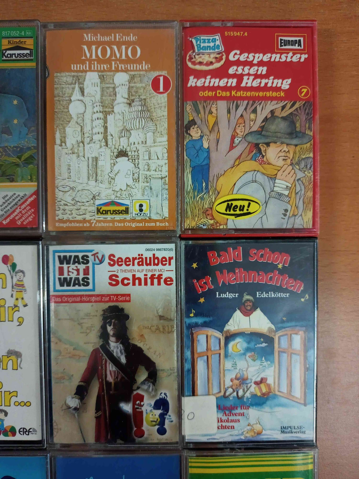 MC Kassetten-Set S54: Was ist was, Momo, Ali Baba Europa Karussell Kinder Sammlung