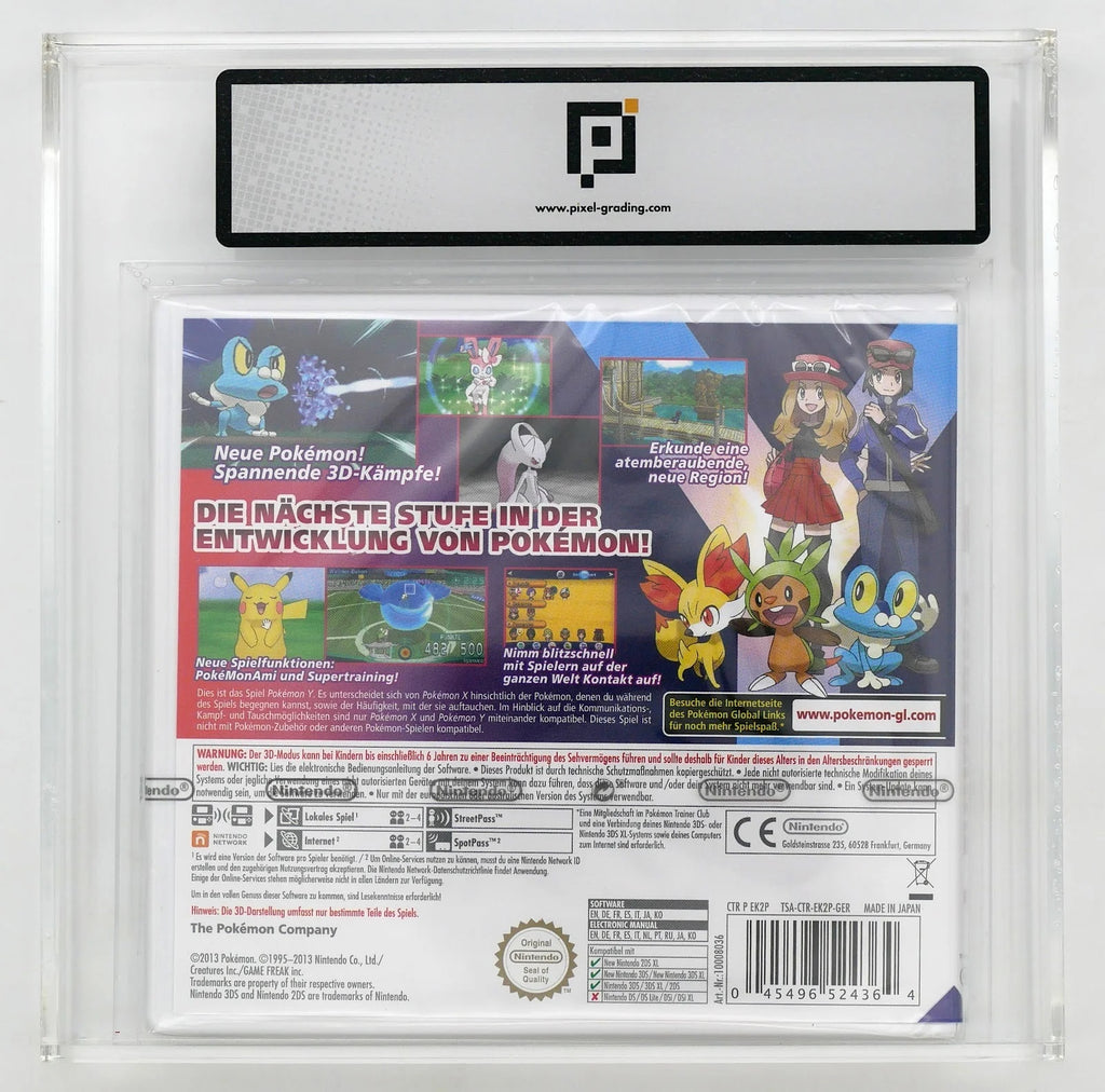 Pokémon Y Pixel Grading SEALED 85+ 49382039 (DE) · Sammlerstück