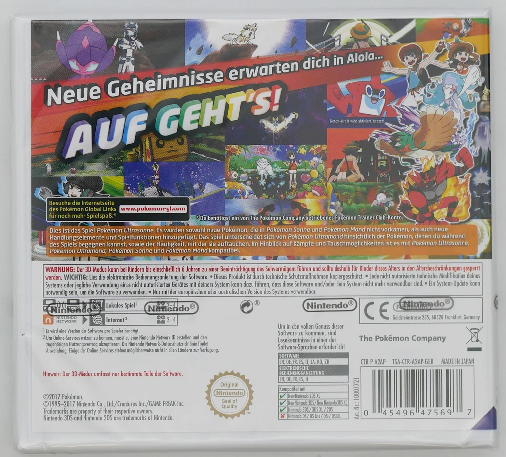 Pokémon: Ultrasonne (DE) · Sammlerstück