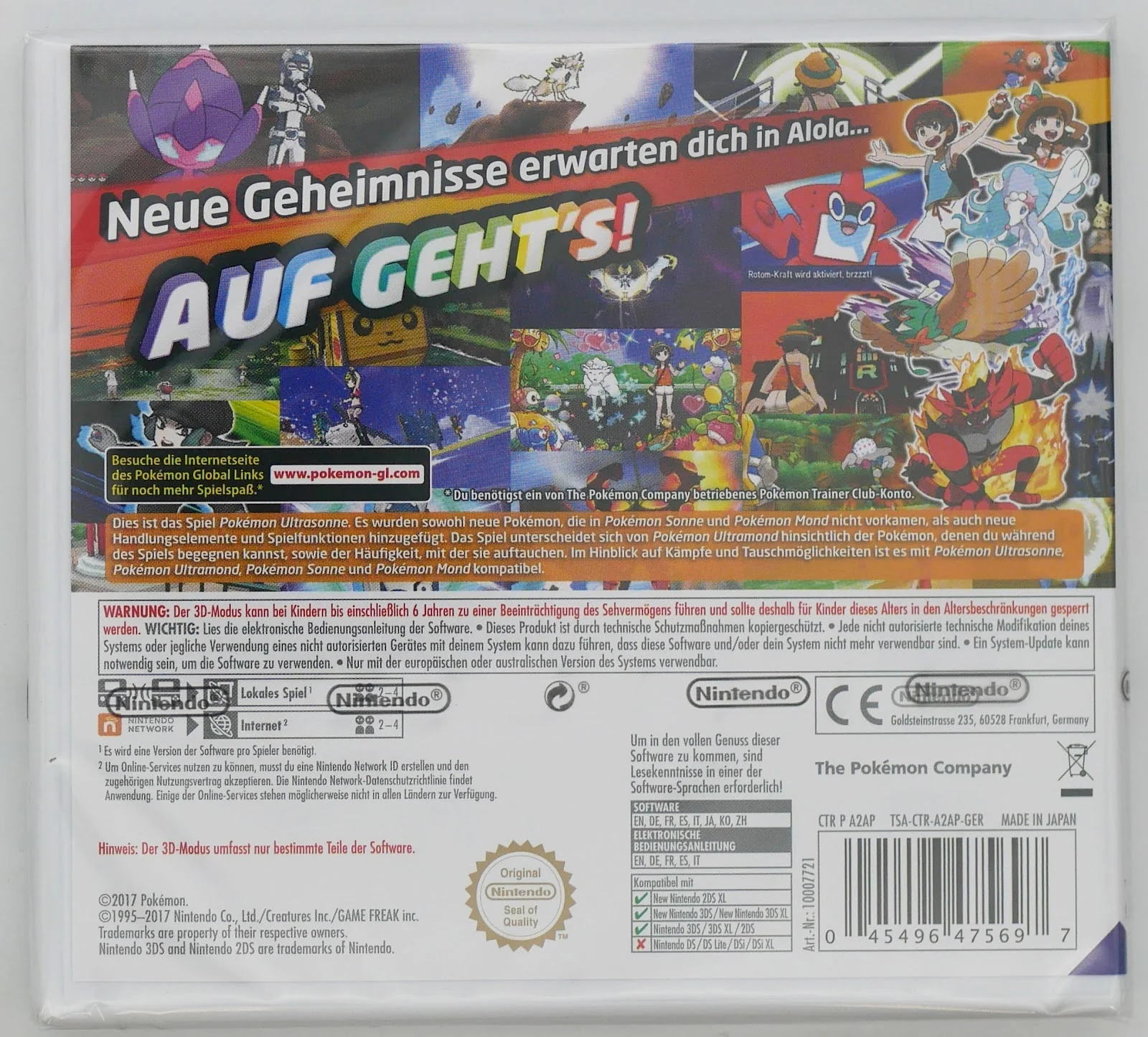 Pokémon: Ultrasonne (DE) · Sammlerstück
