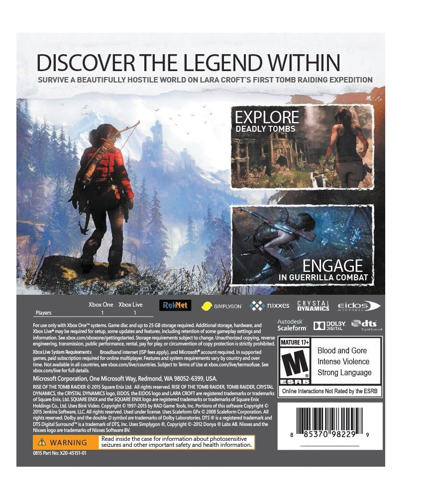 Rise of the Tomb Raider (US)