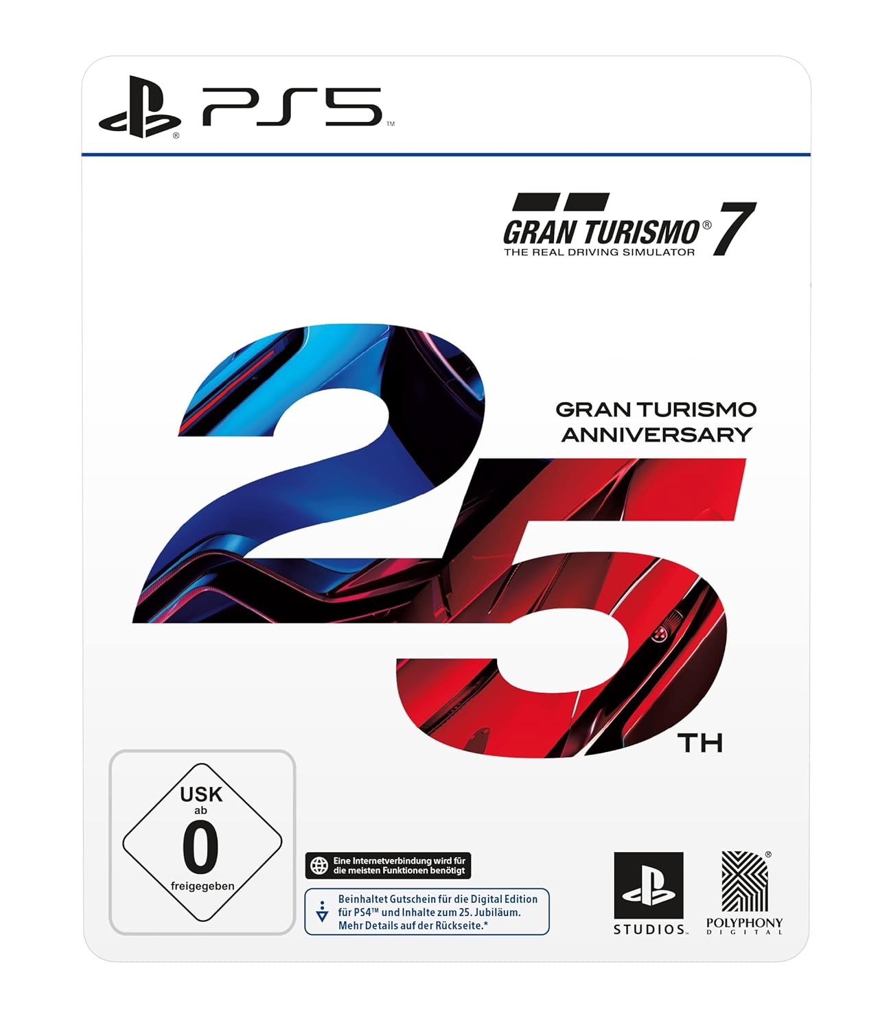 Gran Turismo 7 25th Anniversary Edition (DE) — Steelbook