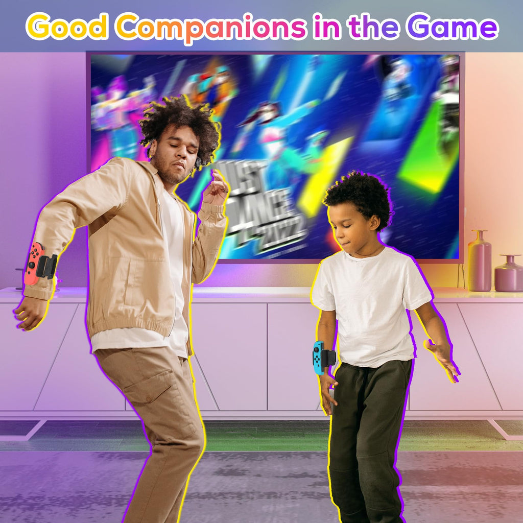 Armbänder für Just Dance 2025, Zumba Burn It Upr schwarz [Auarte]