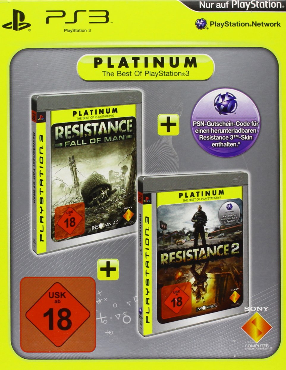 Resistance Twin - Pack: Resistance 2 + Fall of Man [Platinum] (DE)