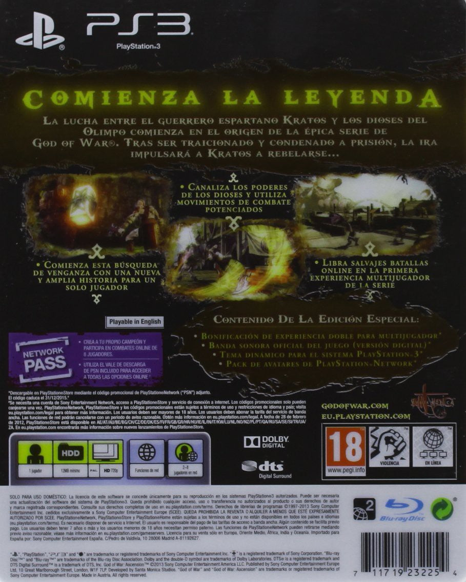 God of War: Ascension (GB) — Special Edition