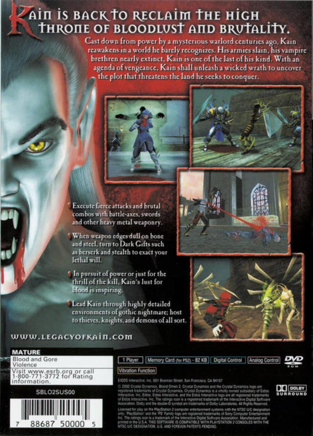 Blood Omen 2: Legacy of Kain (US)