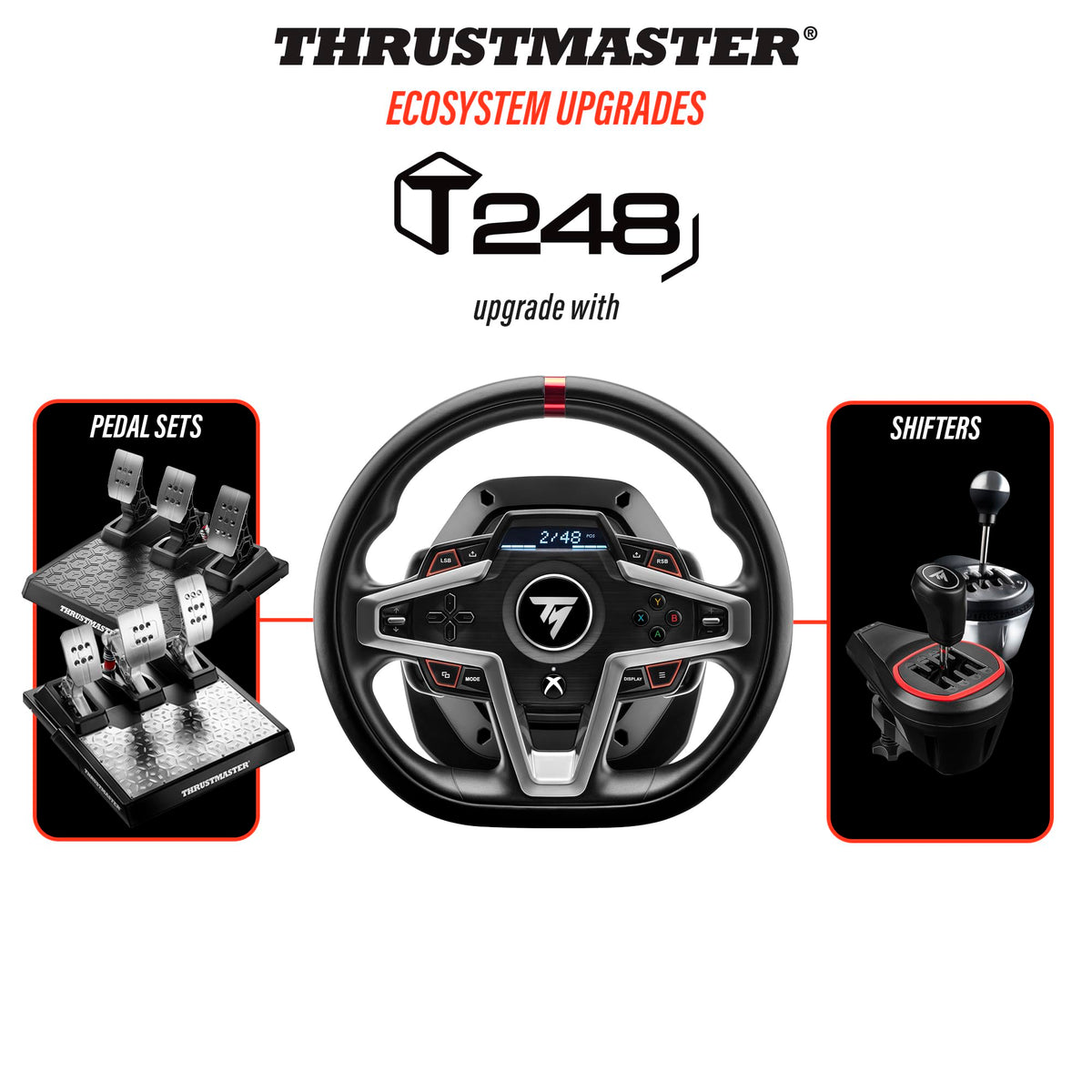 Force Feedback Racing Wheel T248 + Pedale [Thrustmaster]