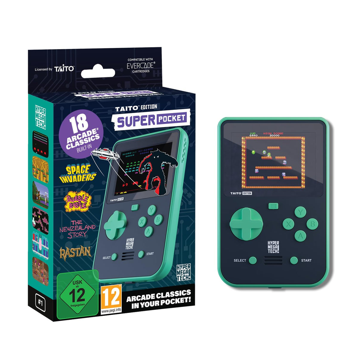 Blaze Taito Super Pocket schwarz-grün [Blaze Entertainment]