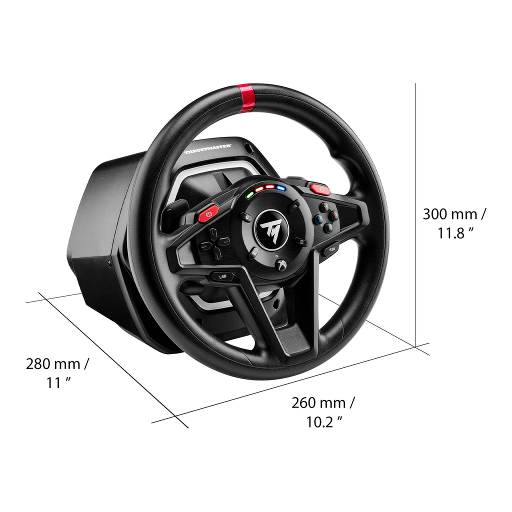 T128 Force Feedback Lenkrad mit Pedalen schwarz [Thrustmaster]