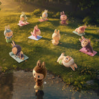 POP MART The Monsters lazy yoga Series Pop Figuren Zufällige Figuren Anime Actionfiguren Sammelfiguren Sammler Kunstspielzeug Spielzeug Figuren Geschenk 1Piece [POP MART]