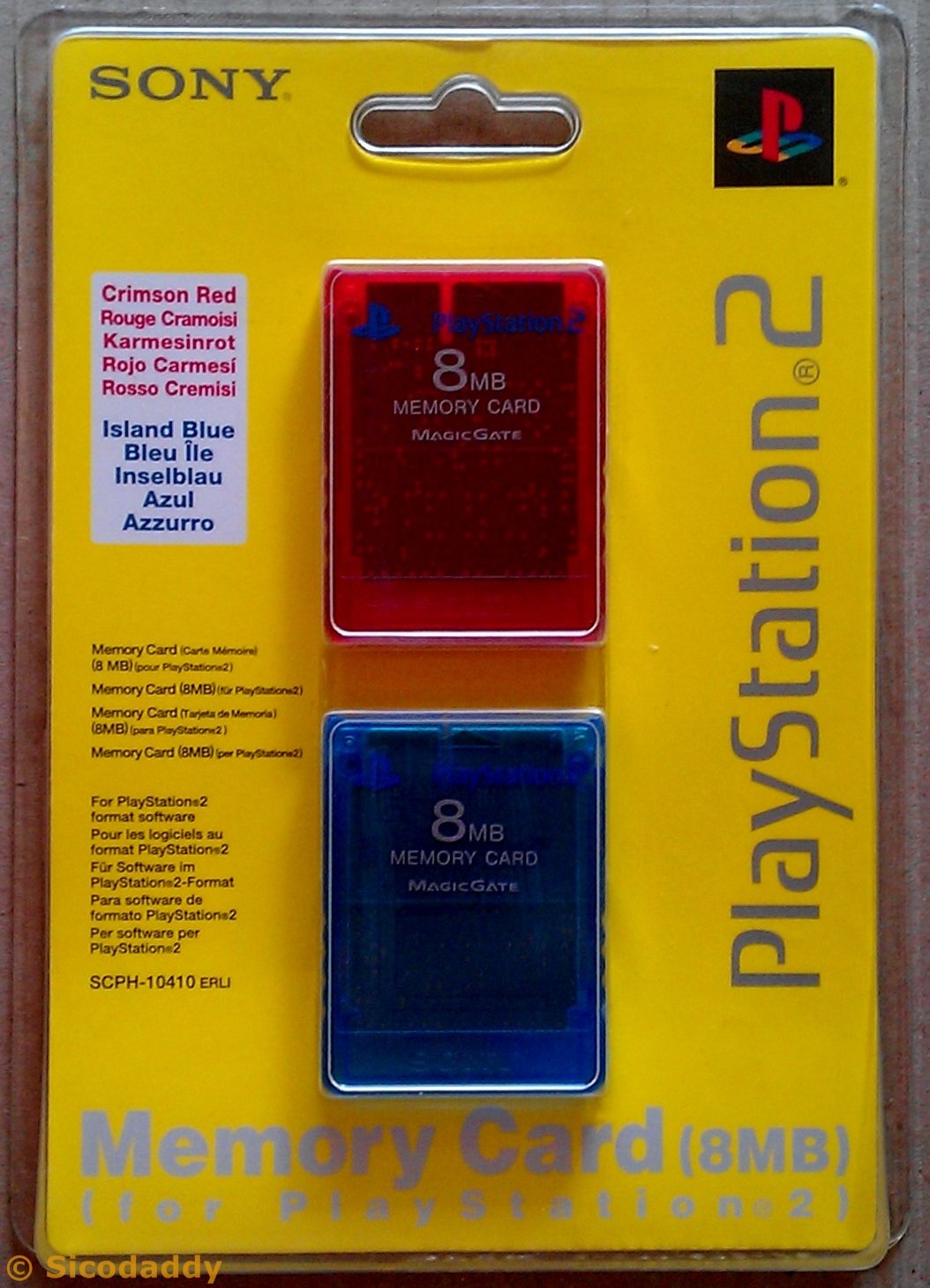Original Memory Card / Memorycard / Speicherkarte 8 MB Twin Pack [Sony]
