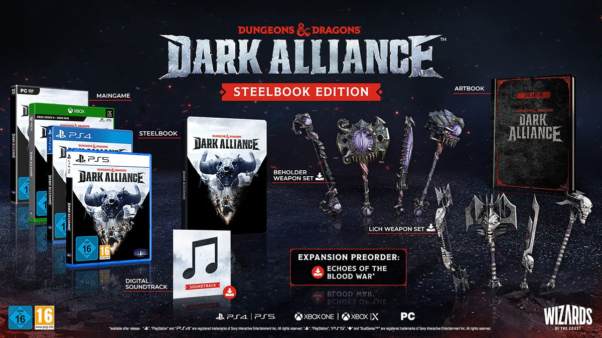 Dungeons & Dragons: Dark Alliance (DE) — Steelbook