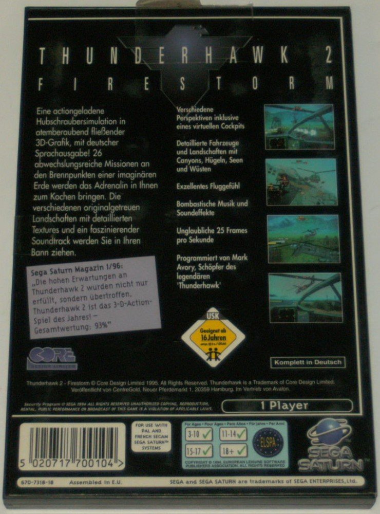 Thunderhawk 2: Firestorm (DE)